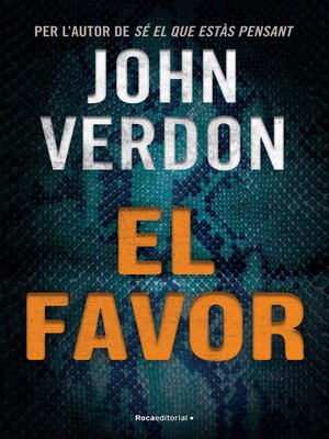 cover image of El favor (Sèrie David Gurney 8)